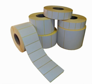 Custom Die Cut Barcode Printer Label