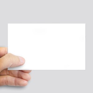 blank sticker label