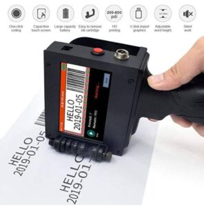 Mynds 25.4mm Handheld Inkjet Printer –QR Code, Logo & Date Printing