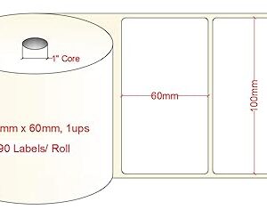100mm x60mm Direct Thermal Label