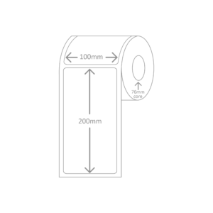 100mm x 200mm Direct Thermal Label