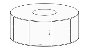 40mm x 35mm Direct Thermal Label Rolls