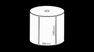 50mm x 10mm (1up) Direct Thermal Labels