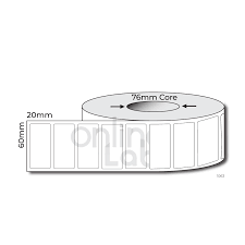 60mm x 20mm Direct Thermal Label