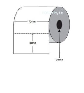 70mm x 35mm Direct Thermal Labels