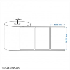 70mm x45mm Direct Thermal Label