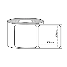 75mm x 75mm Direct Thermal Label Rolls