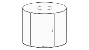 85mm x 60mm Direct Thermal Label