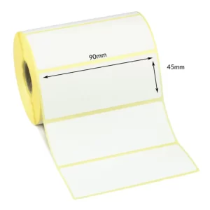 90mm x 45mm Direct Thermal Label Rolls