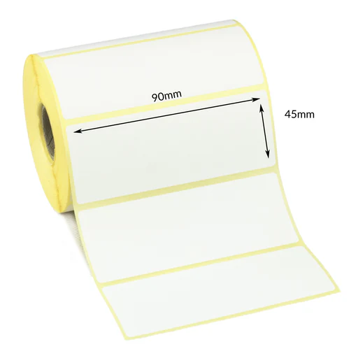 90mm x 45mm Direct Thermal Label Rolls