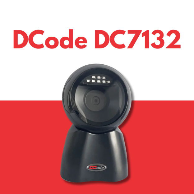Dcode DC7132 high-performance table top barcode scanner