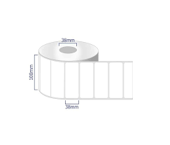 100mm x 38mm Gloss Polyester Labels