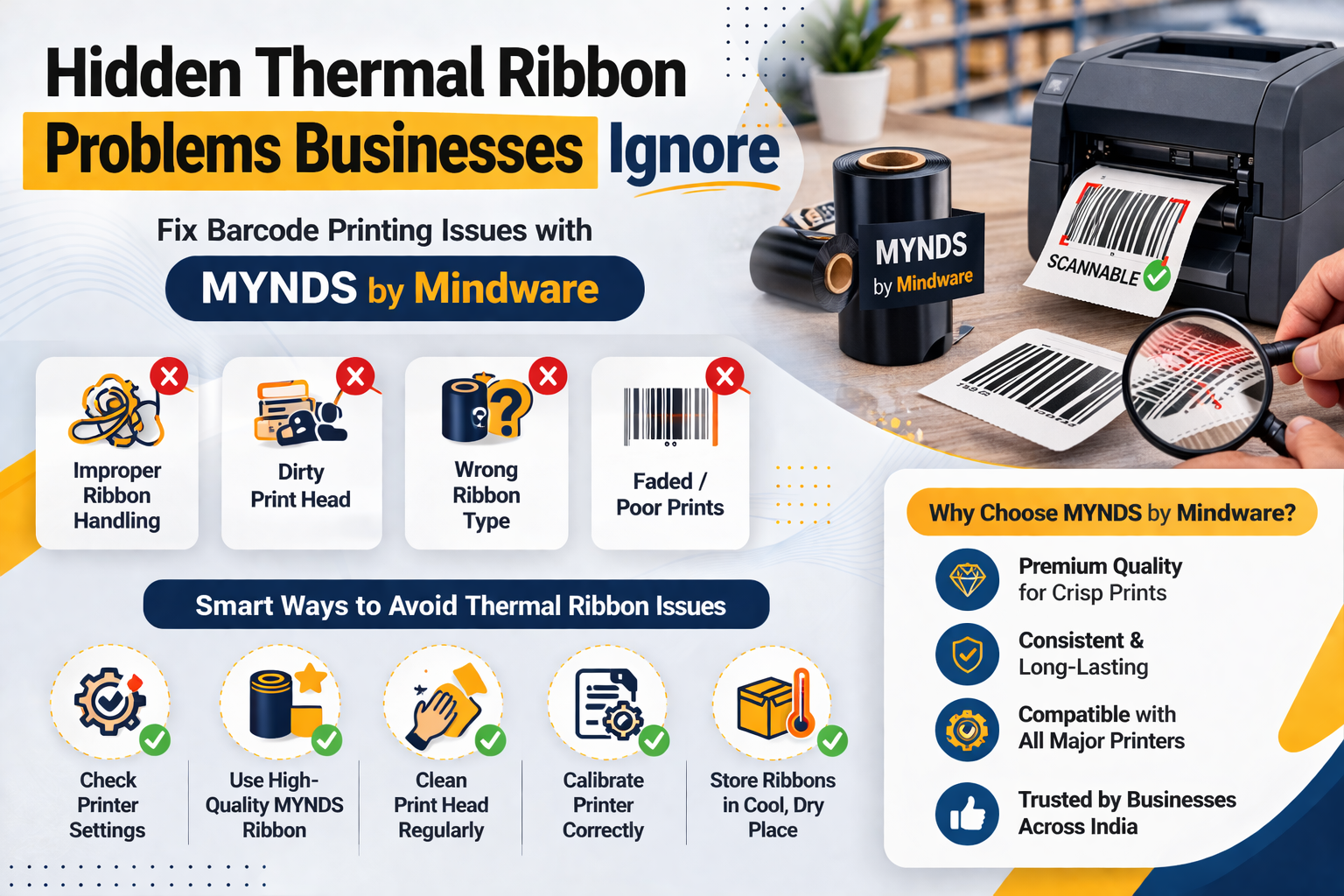 Why Your Thermal Ribbon Prints Are Fading by mindware