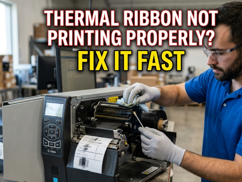 Common Thermal Ribbon Printing Errors Explained