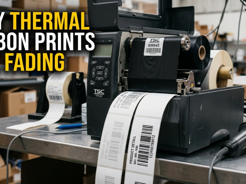 Why Thermal Ribbon Prints Are Fading? Causes & Easy Fix