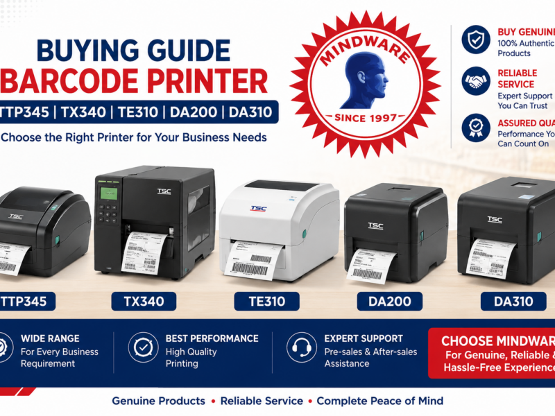 TSC Barcode Printer : TTP-345, TE310, TX340, DA200 & DA310