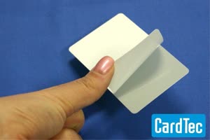 Durable and specialist cards — Adhesive-backed